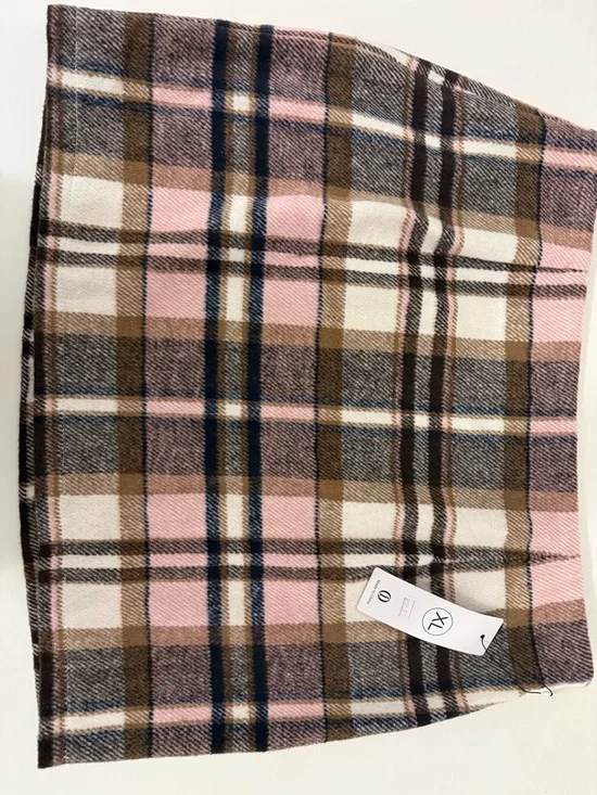 NWT Plaid Wool Blend Mini Skirt | Cozy Chic Fall Staple | Size XL - Picture 5 of 10